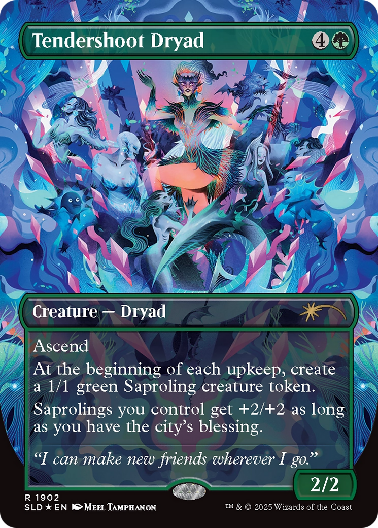 Tendershoot Dryad (Double Rainbow Foil) [Secret Lair Drop Series] | Mega City Incorporated