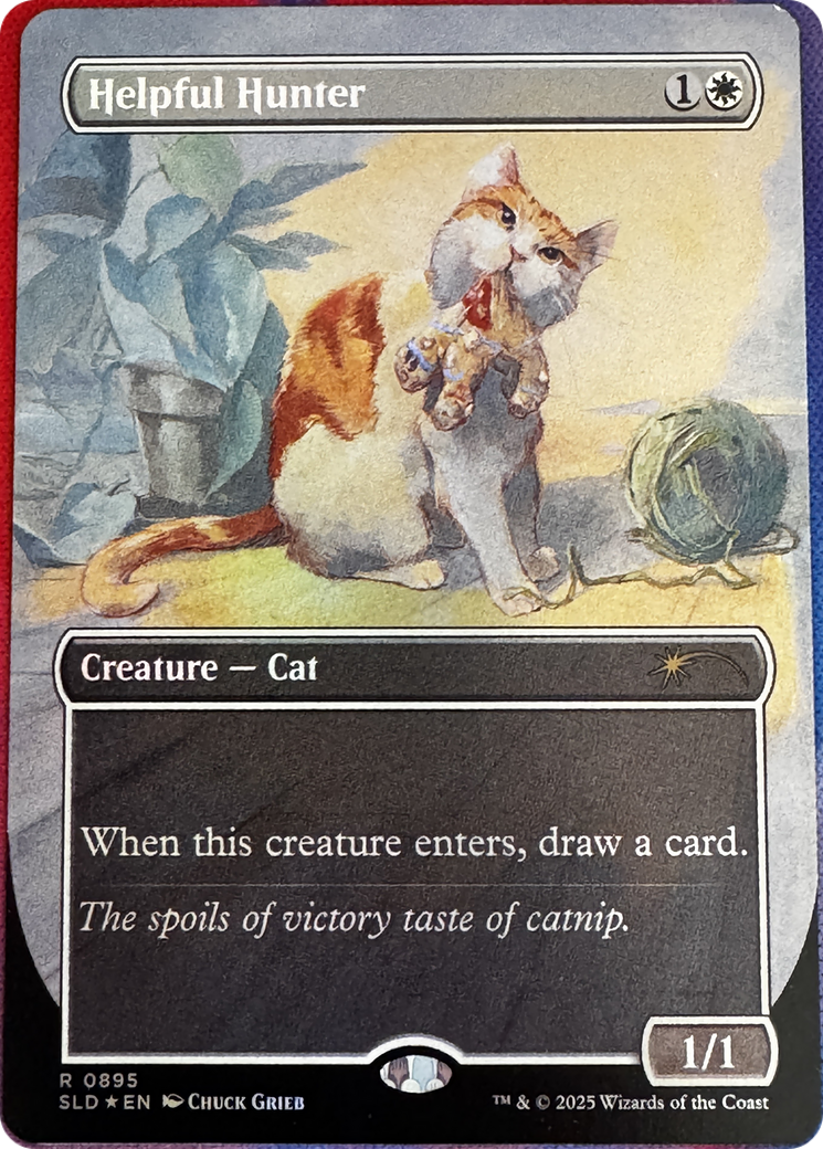 Helpful Hunter (0895) (Rainbow Foil) [Secret Lair Drop Series] | Mega City Incorporated