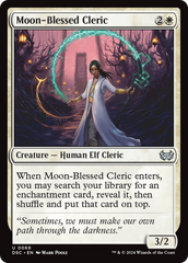 Moon-Blessed Cleric [Duskmourn: House of Horror Commander] | Mega City Incorporated