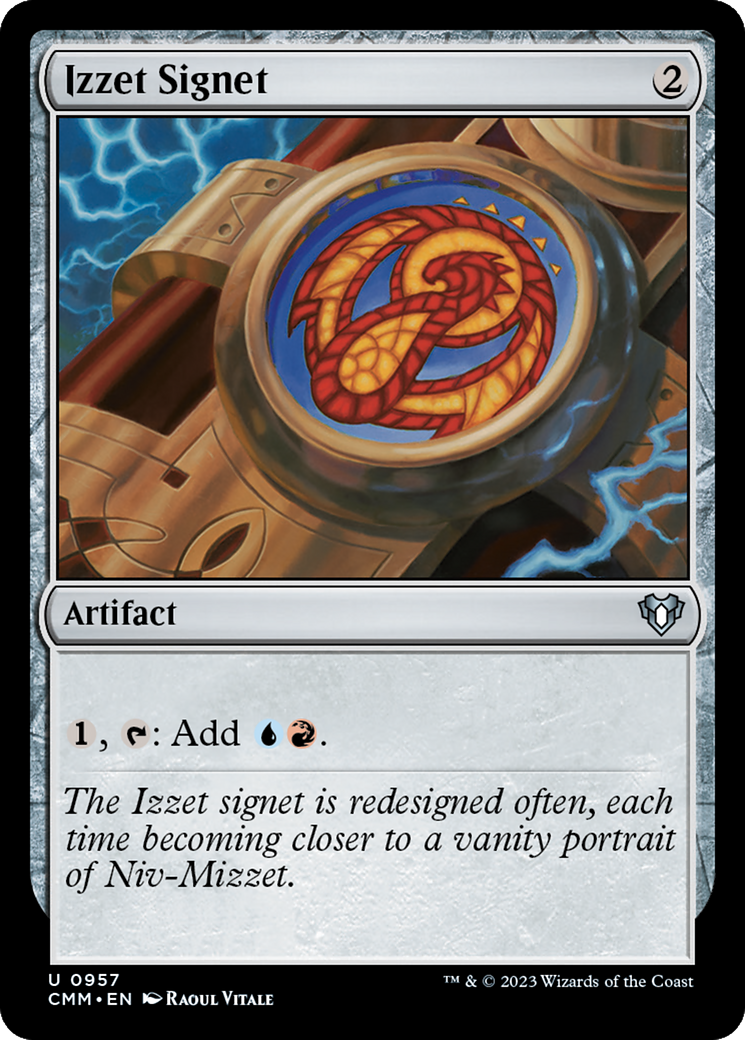 Izzet Signet [Commander Masters] | Mega City Incorporated