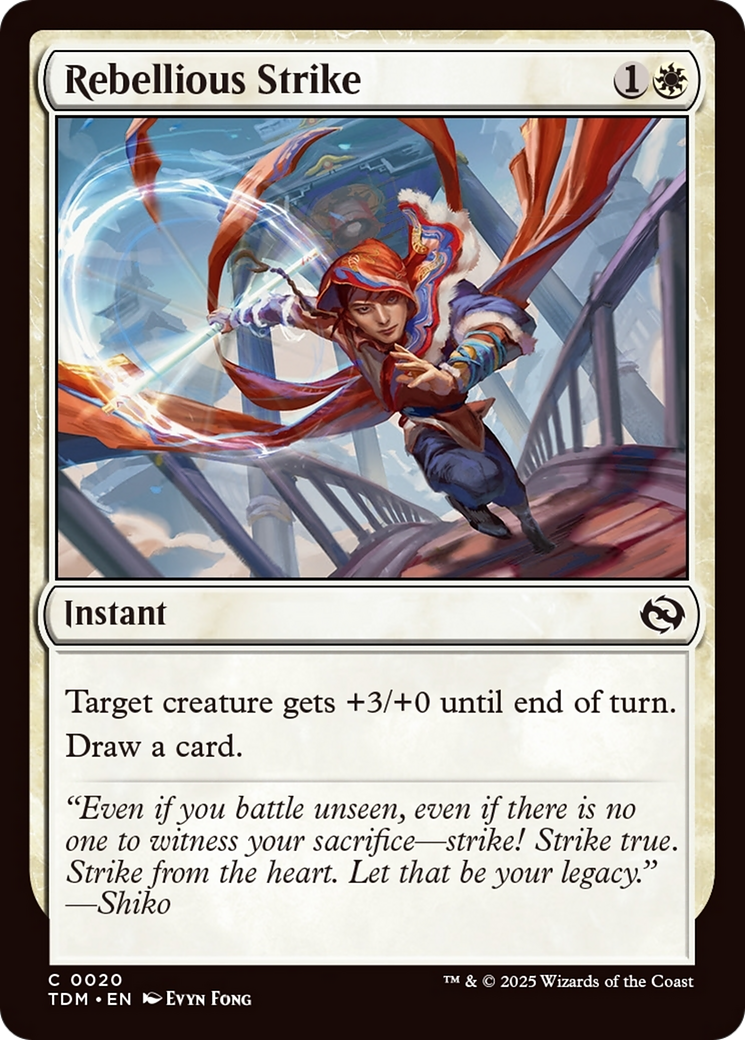 Rebellious Strike [Tarkir: Dragonstorm] | Mega City Incorporated