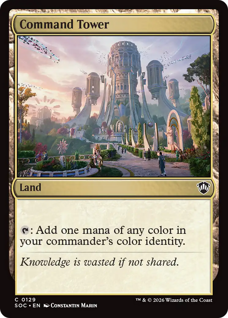 Command Tower [Secrets of Strixhaven Commander] | Mega City Incorporated