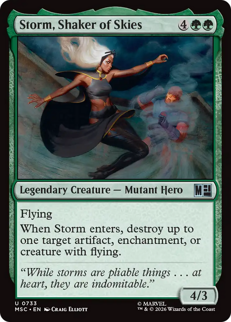 Storm, Shaker of Skies [Marvel Super Heroes Commander] | Mega City Incorporated