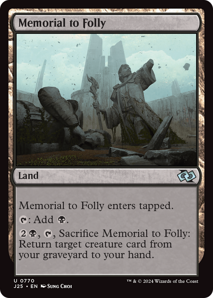 Memorial to Folly [Foundations Jumpstart] | Mega City Incorporated