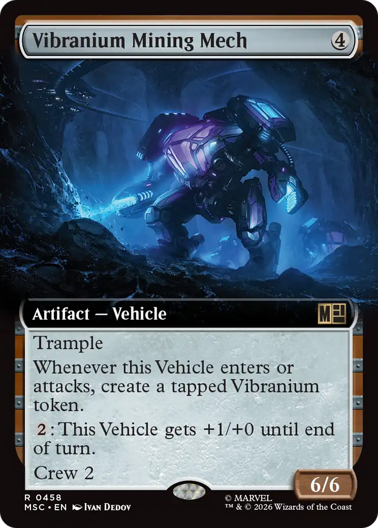 Vibranium Mining Mech (Extended Art) [Marvel Super Heroes Commander] | Mega City Incorporated