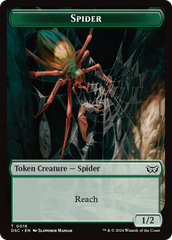 Insect (0012) // Spider Double-Sided Token [Duskmourn: House of Horror Commander Tokens] | Mega City Incorporated