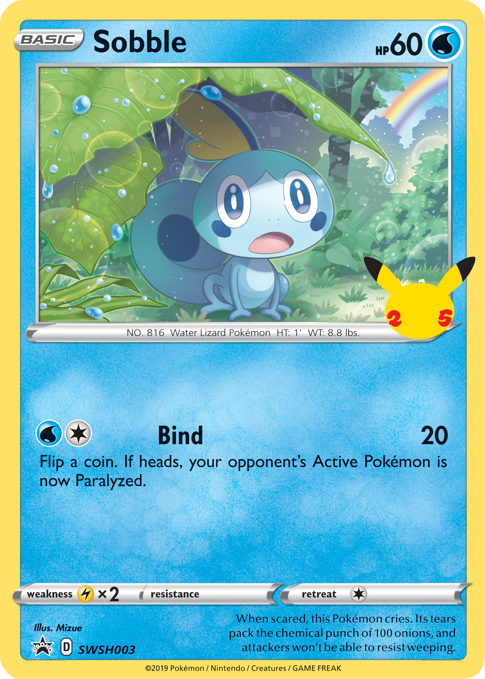 Sobble (SWSH003) (Jumbo Card) [First Partner Pack] | Mega City Incorporated