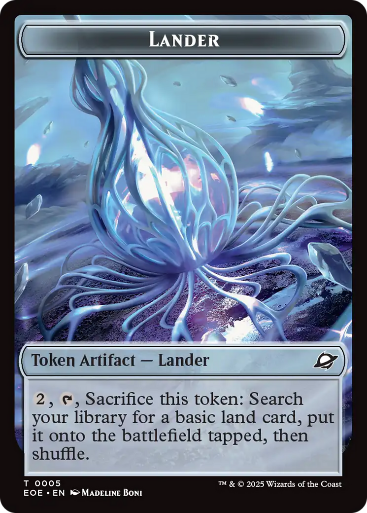 Drone // Lander (0005) Doubled-Sided Token [Edge of Eternities Tokens] | Mega City Incorporated