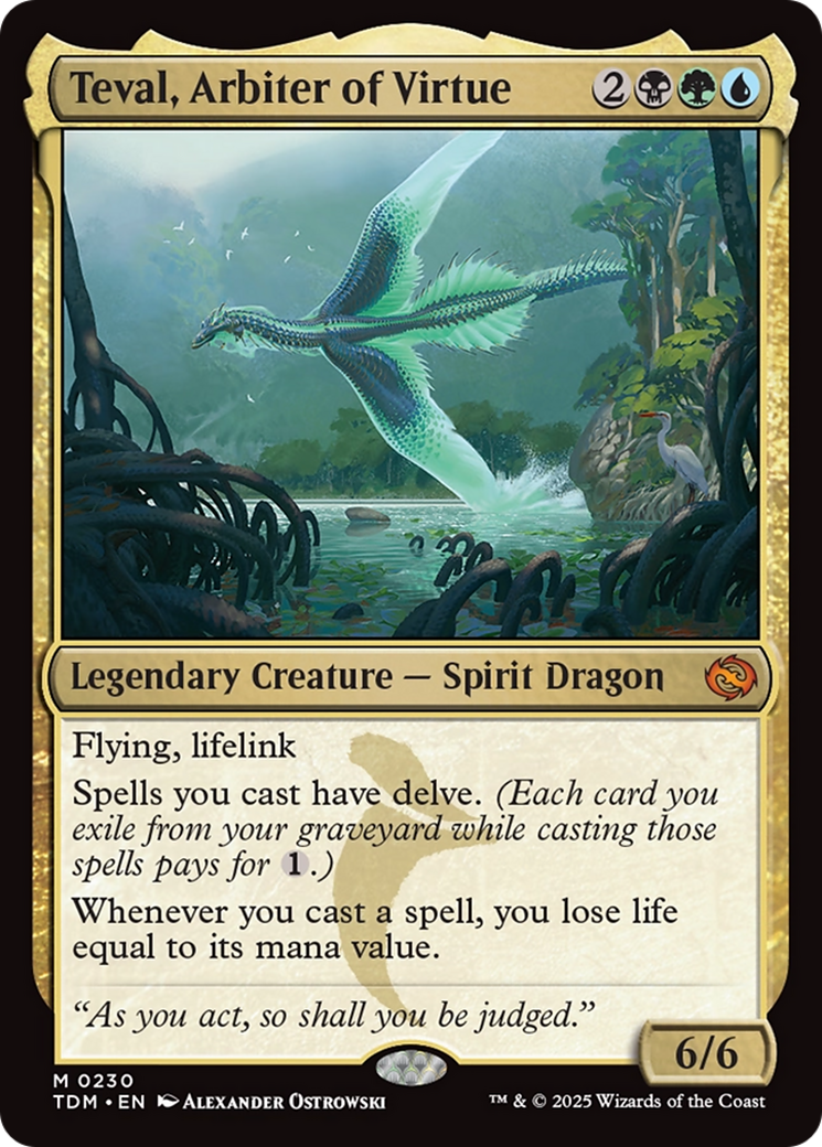 Teval, Arbiter of Virtue [Tarkir: Dragonstorm] | Mega City Incorporated