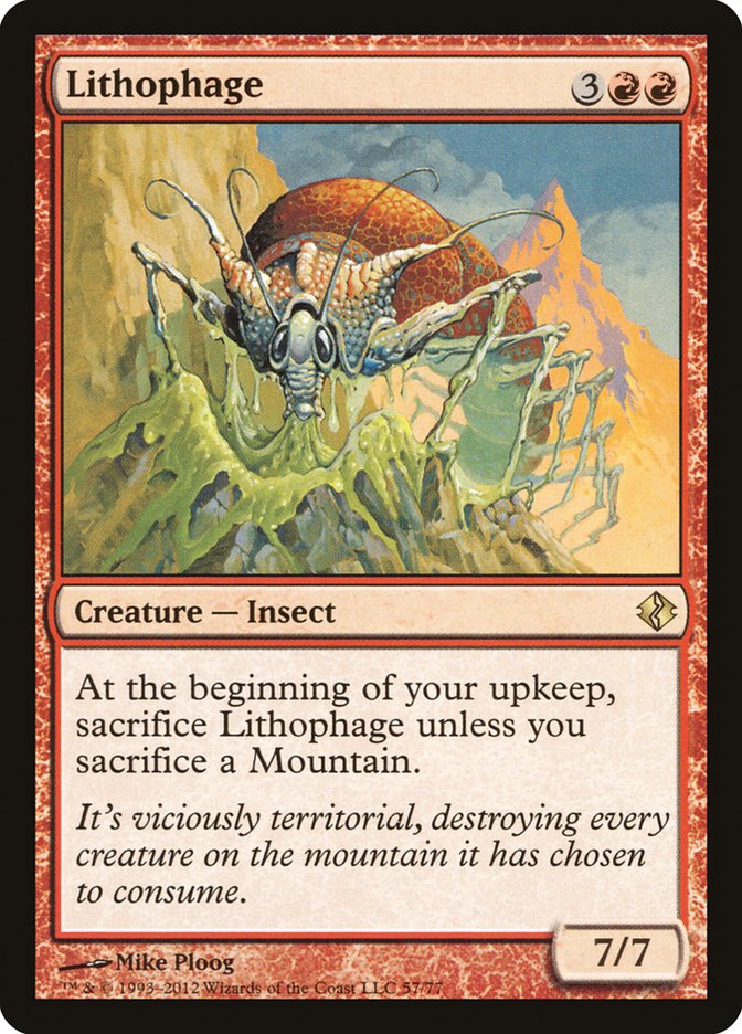 Lithophage [Duel Decks: Venser vs. Koth] | Mega City Incorporated