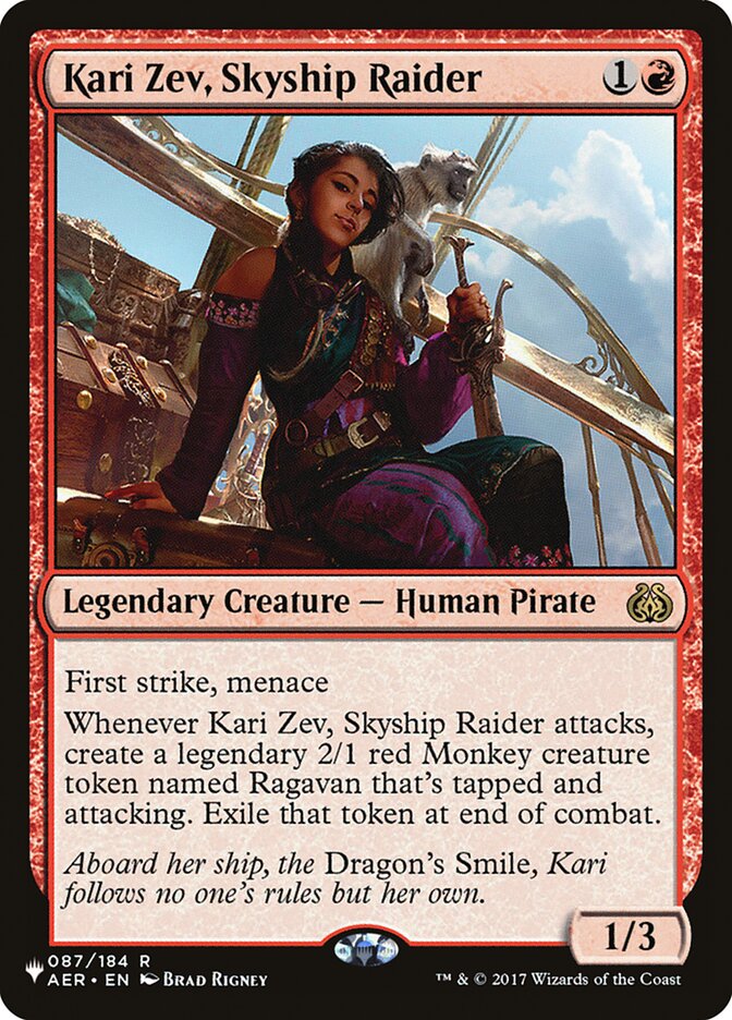 Kari Zev, Skyship Raider [The List] | Mega City Incorporated