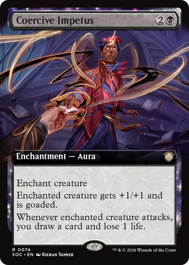 Coercive Impetus (Extended Art) [Secrets of Strixhaven Commander] | Mega City Incorporated