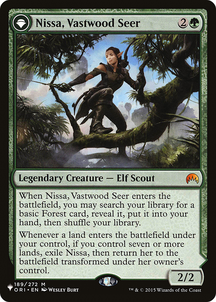 Nissa, Vastwood Seer // Nissa, Sage Animist [Secret Lair: From Cute to Brute] | Mega City Incorporated