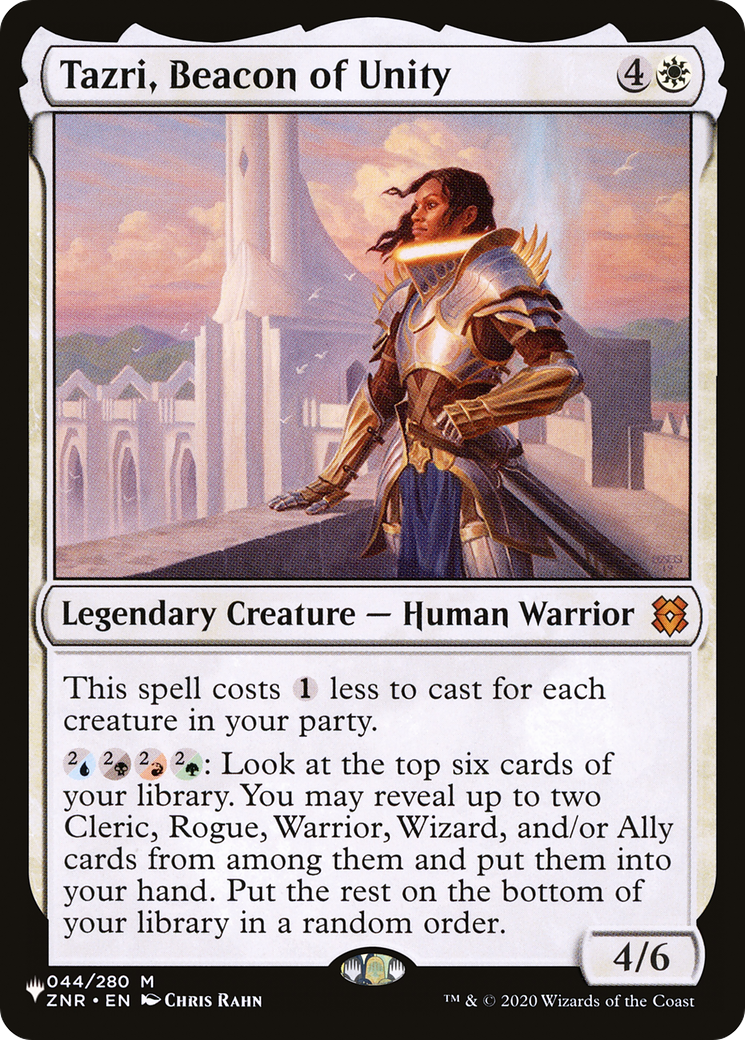 Tazri, Beacon of Unity (ZNR) [The List] | Mega City Incorporated
