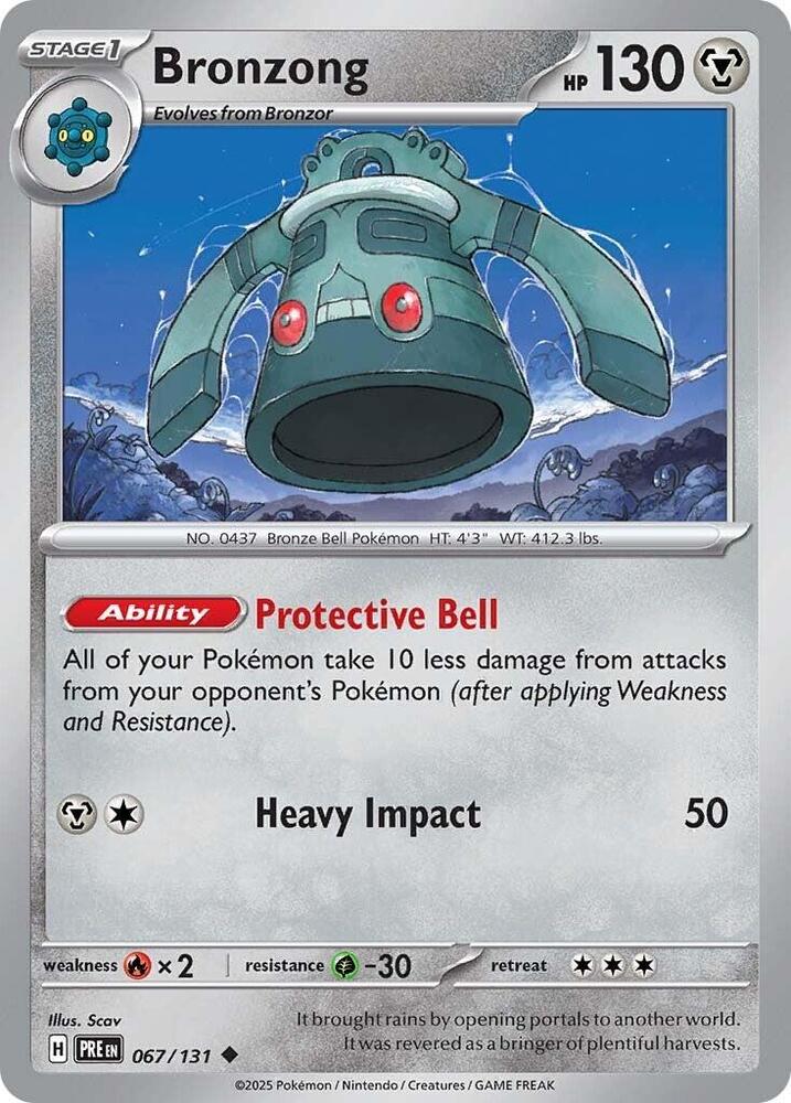 Bronzong (067/131) [Scarlet & Violet: Prismatic Evolutions] | Mega City Incorporated