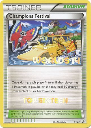 Champions Festival (XY27) (2014 Top Sixteen) [XY: Black Star Promos] | Mega City Incorporated