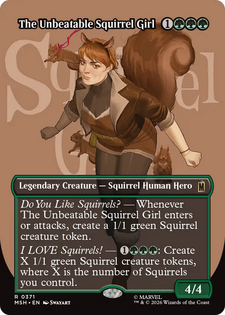 The Unbeatable Squirrel Girl (Borderless) [Marvel Super Heroes] | Mega City Incorporated