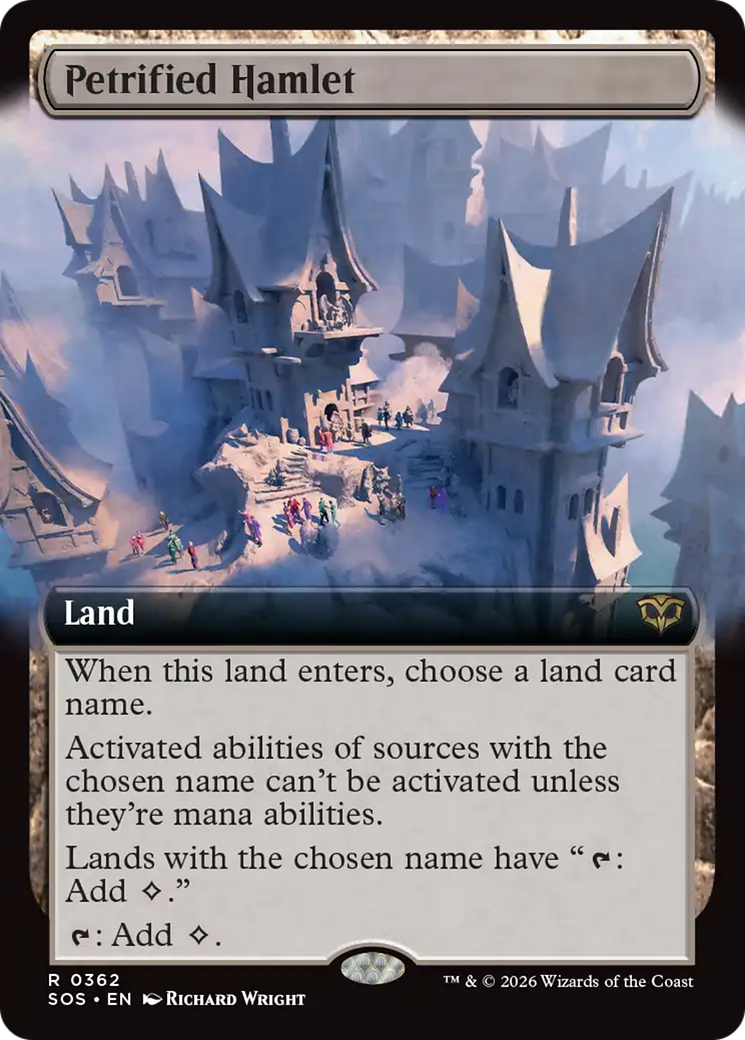 Petrified Hamlet (Extended Art) [Secrets of Strixhaven] | Mega City Incorporated