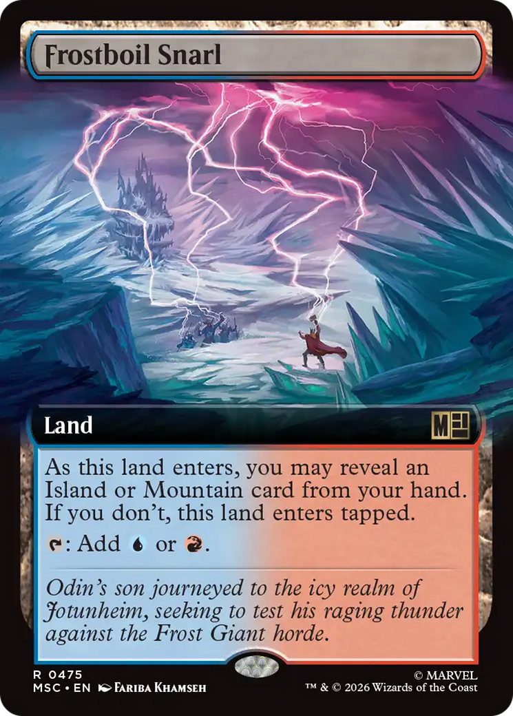 Frostboil Snarl (Extended Art) [Marvel Super Heroes Commander] | Mega City Incorporated