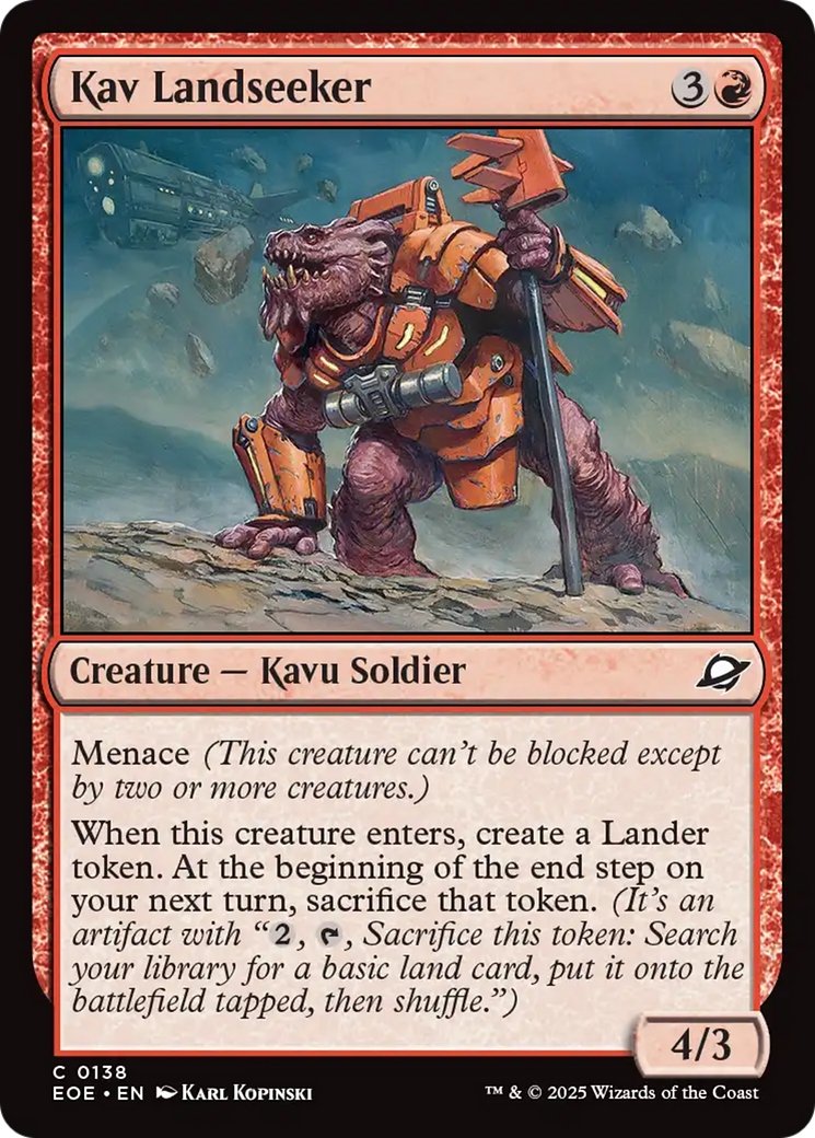Kav Landseeker [Edge of Eternities] | Mega City Incorporated