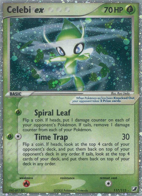 Celebi ex (117/115) [EX: Unseen Forces] | Mega City Incorporated