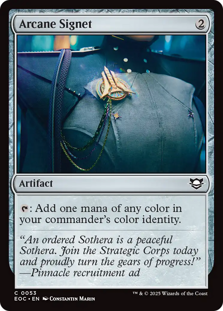 Arcane Signet [Edge of Eternities Commander] | Mega City Incorporated