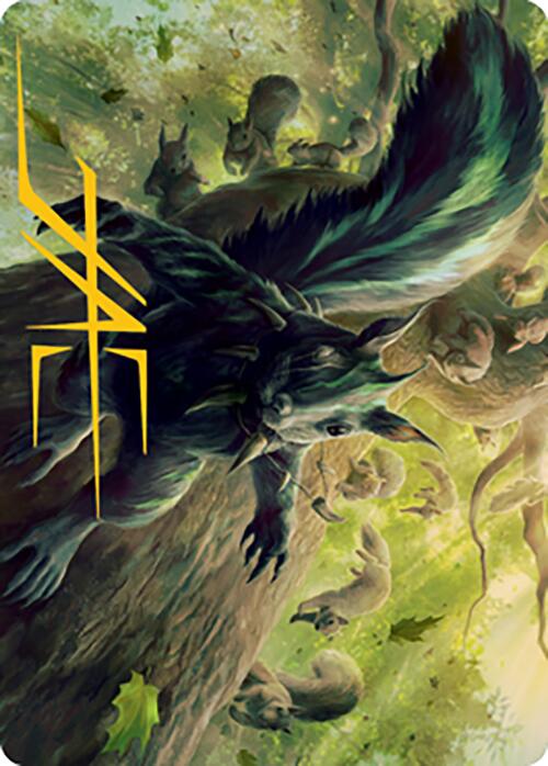 Chatterfang, Squirrel General Art Card (68) (Gold-Stamped Signature) [Modern Horizons 2 Art Series] | Mega City Incorporated
