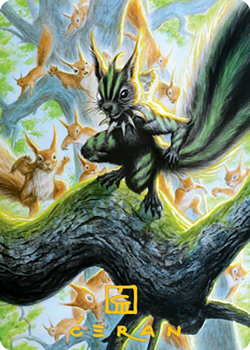 Chatterfang, Squirrel General Art Card (67) (Gold-Stamped Signature) [Modern Horizons 2 Art Series] | Mega City Incorporated