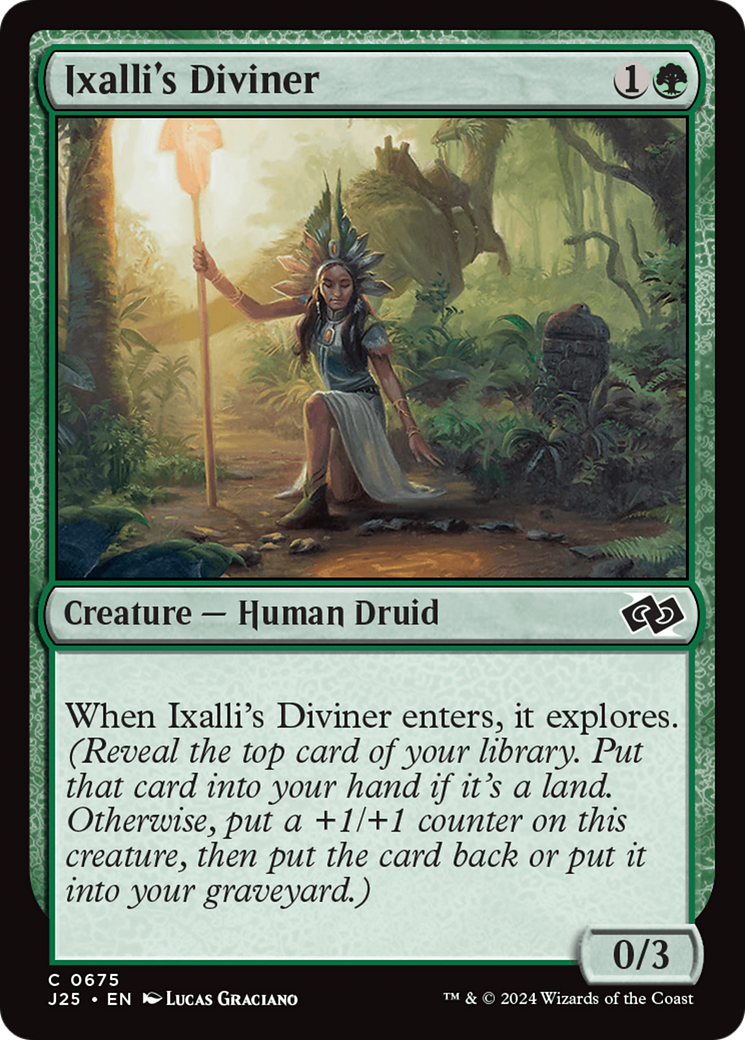 Ixalli's Diviner [Foundations Jumpstart] | Mega City Incorporated