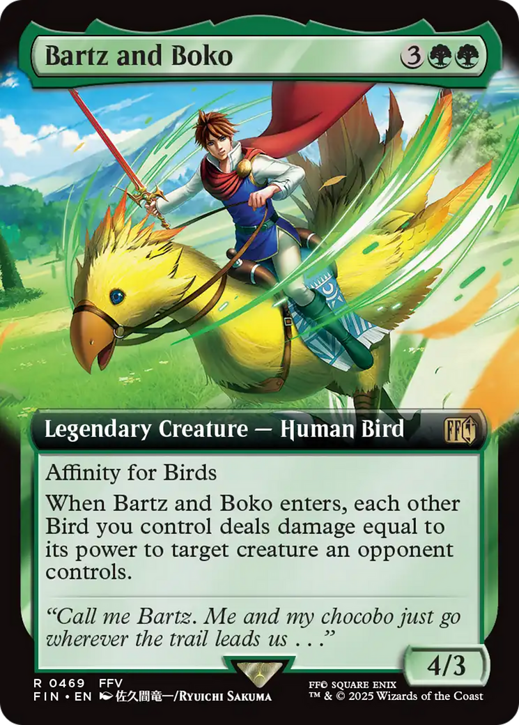 Bartz and Boko (Extended Art) [FINAL FANTASY] | Mega City Incorporated