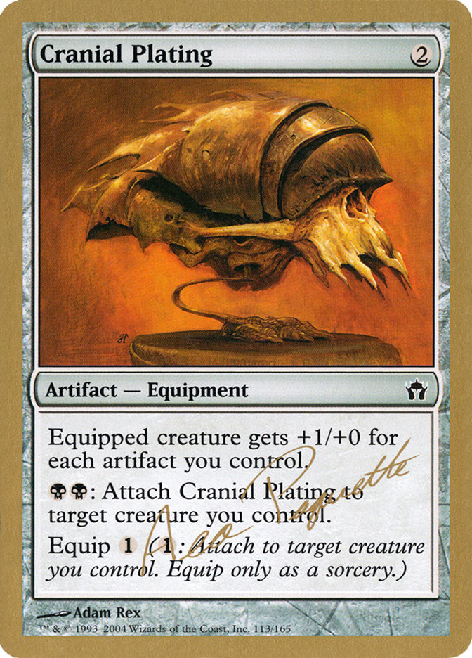 Cranial Plating (Aeo Paquette) [World Championship Decks 2004] | Mega City Incorporated