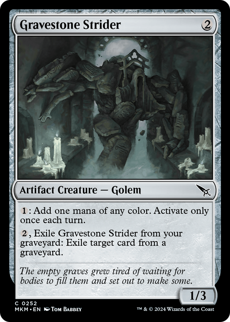 Gravestone Strider [Murders at Karlov Manor] | Mega City Incorporated