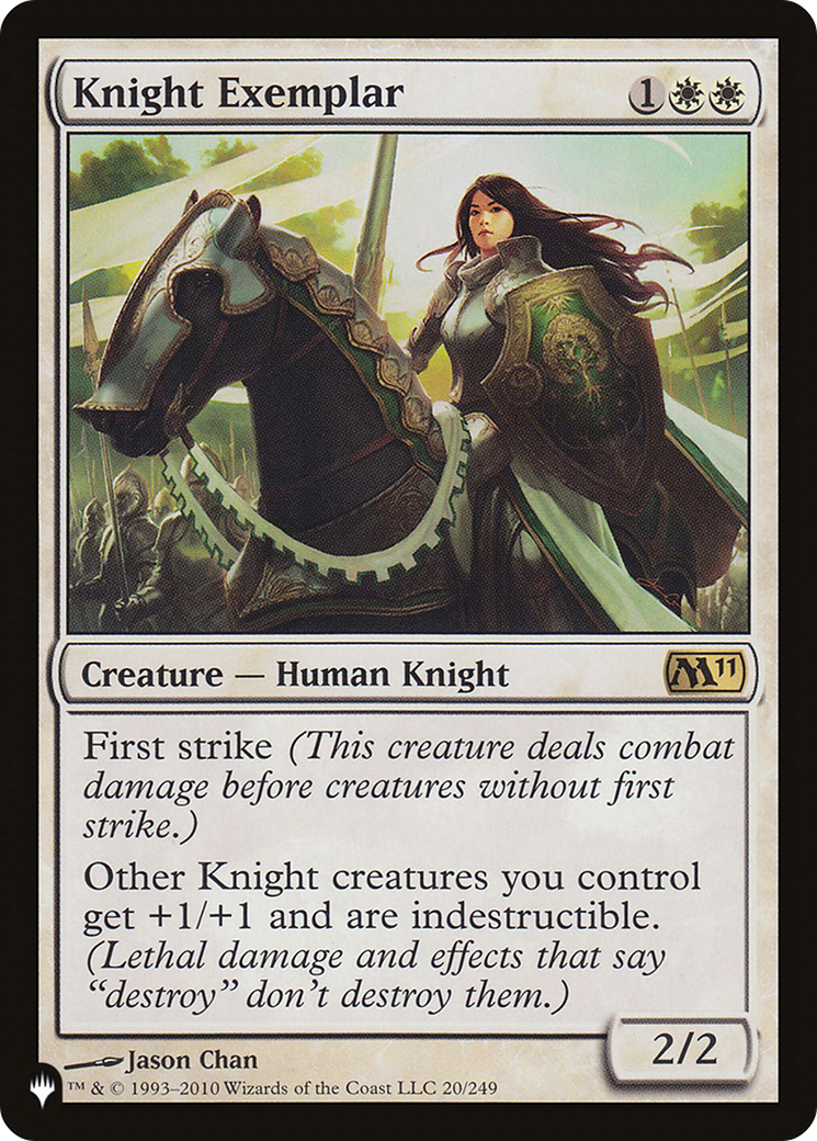 Knight Exemplar (Magic 2011) [The List] | Mega City Incorporated