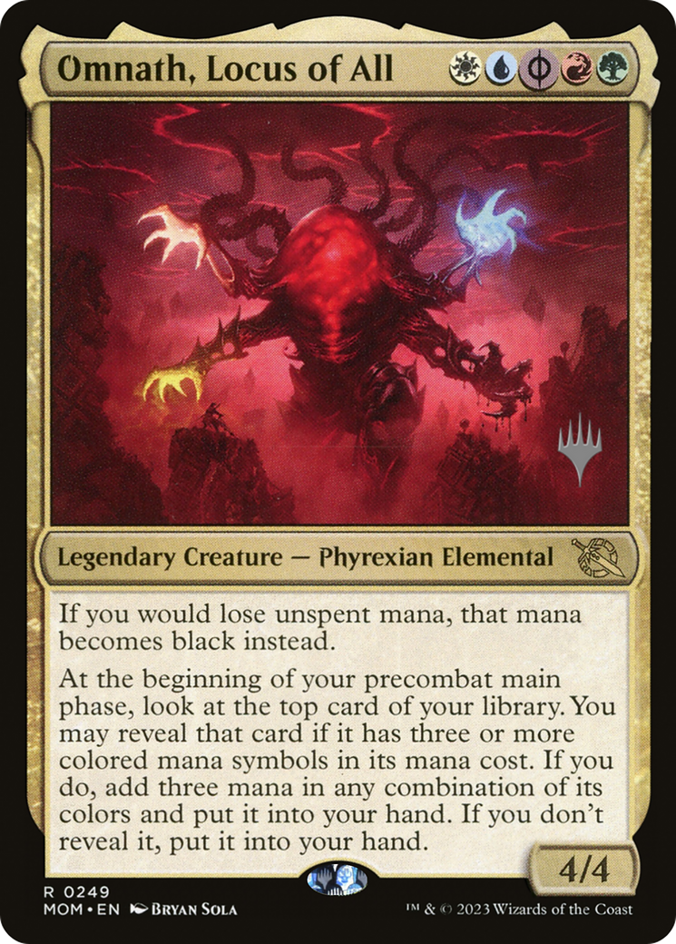 Omnath, Locus of All (Promo Pack) [March of the Machine Promos] | Mega City Incorporated
