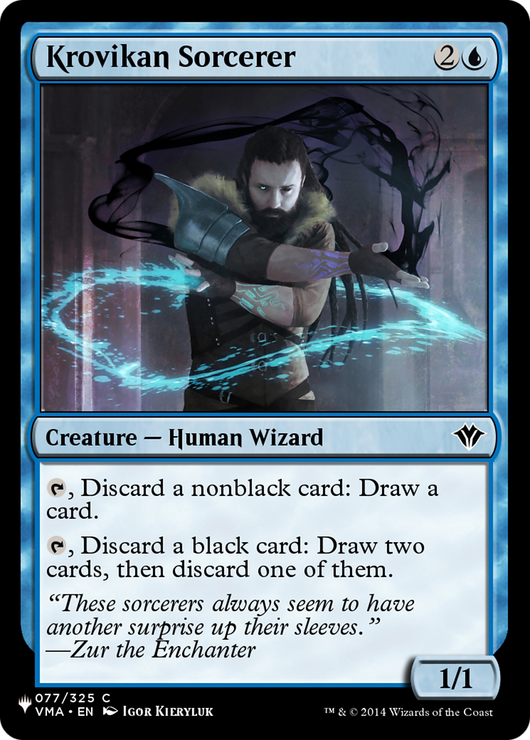 Krovikan Sorcerer [The List] | Mega City Incorporated