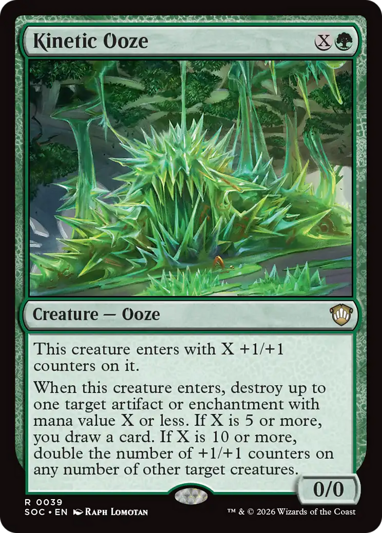 Kinetic Ooze [Secrets of Strixhaven Commander] | Mega City Incorporated