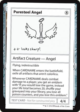 Puresteel Angel (2021 Edition) [Mystery Booster Playtest Cards] | Mega City Incorporated