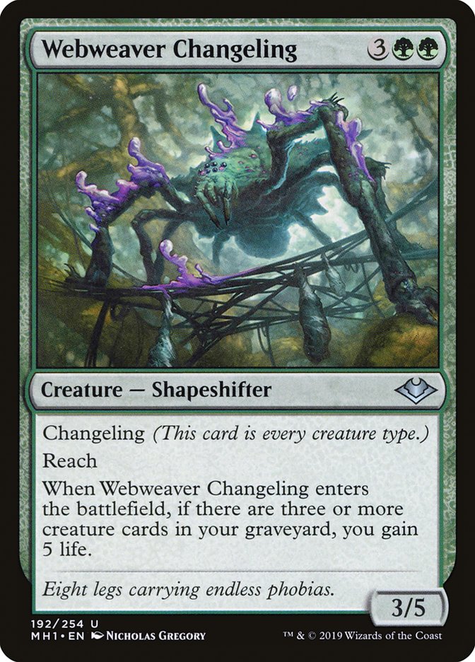 Webweaver Changeling [Modern Horizons] | Mega City Incorporated