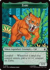 Redwing // Zabu Double-Sided Token [Marvel Super Heroes Tokens] | Mega City Incorporated