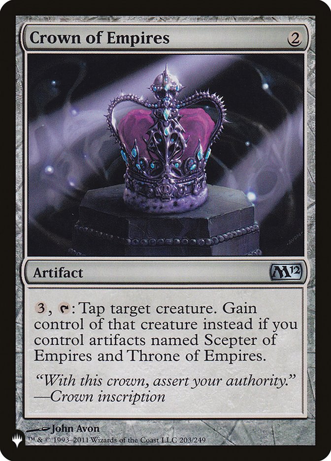 Crown of Empires [The List] | Mega City Incorporated