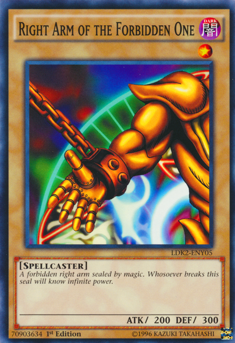 Right Arm of the Forbidden One [LDK2-ENY05] Common | Mega City Incorporated