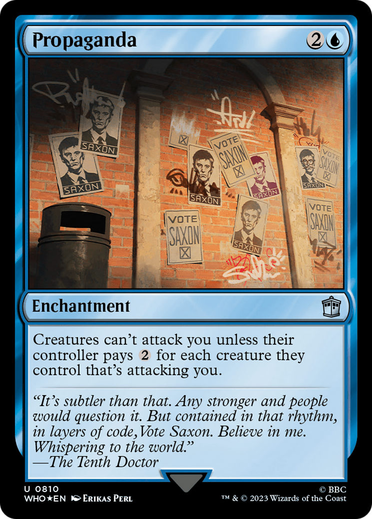 Propaganda (Surge Foil) [Doctor Who] | Mega City Incorporated