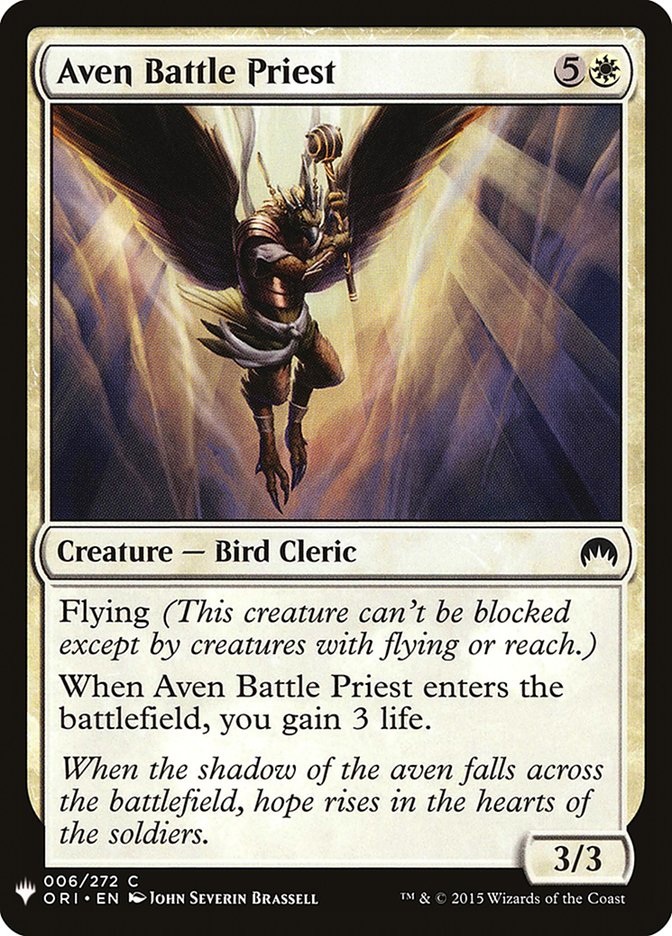 Aven Battle Priest [Mystery Booster] | Mega City Incorporated