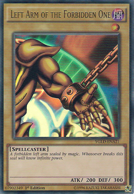 Left Arm of the Forbidden One [YGLD-ENA21] Ultra Rare | Mega City Incorporated