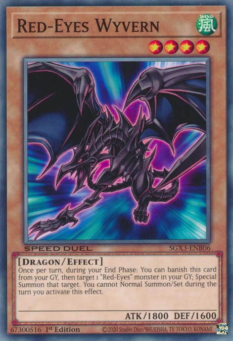 Red-Eyes Wyvern [SGX3-ENB06] Common | Mega City Incorporated