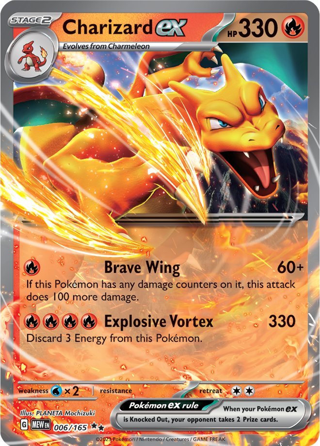 Charizard ex (006/165) [Scarlet & Violet 151] | Mega City Incorporated