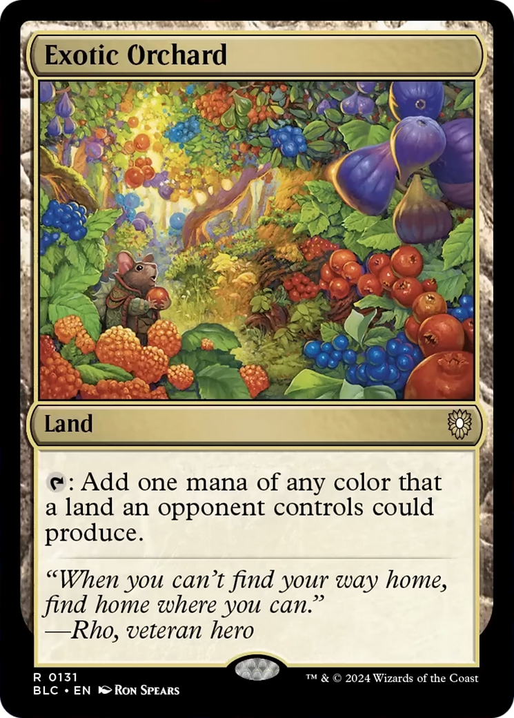 Exotic Orchard [Bloomburrow Commander] | Mega City Incorporated