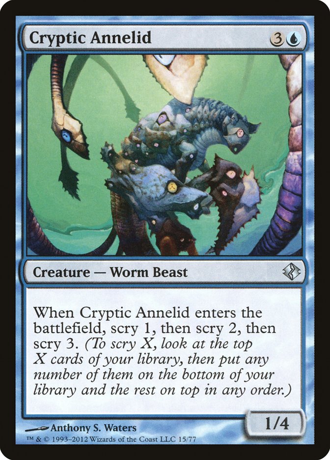 Cryptic Annelid [Duel Decks: Venser vs. Koth] | Mega City Incorporated
