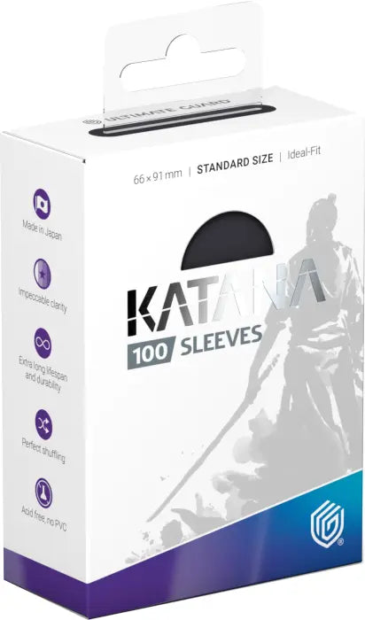 Ultimate Guard Sleeves KATANA Obsidian Shard (Pack of 100 Sleeves) | Mega City Incorporated