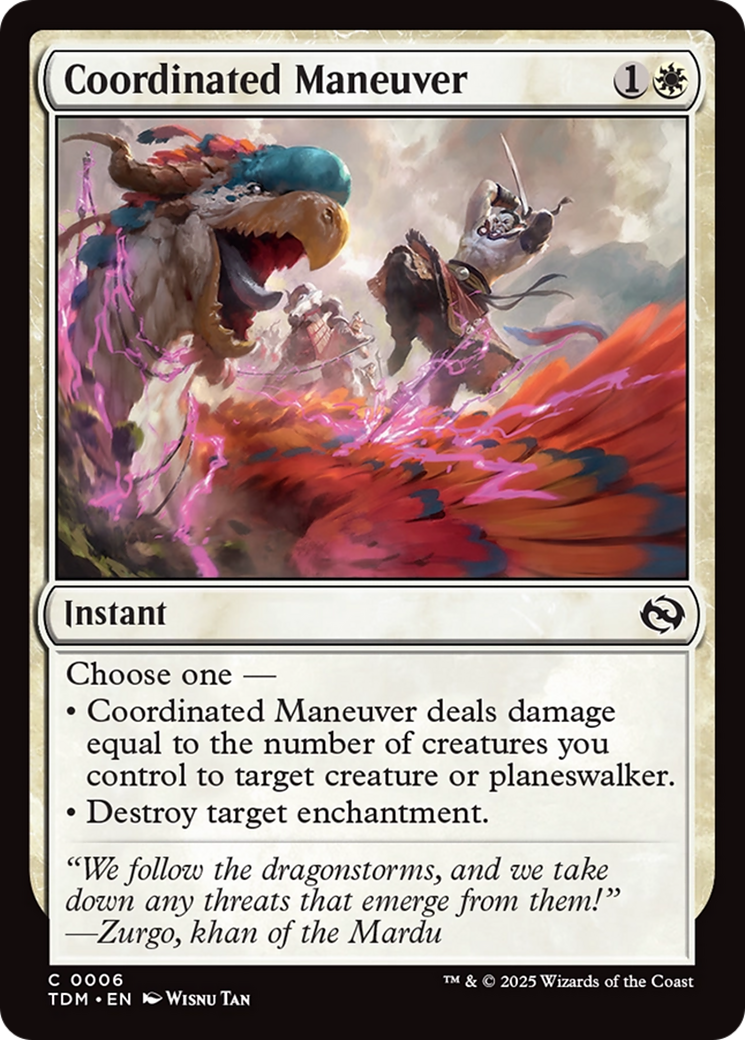 Coordinated Maneuver [Tarkir: Dragonstorm] | Mega City Incorporated